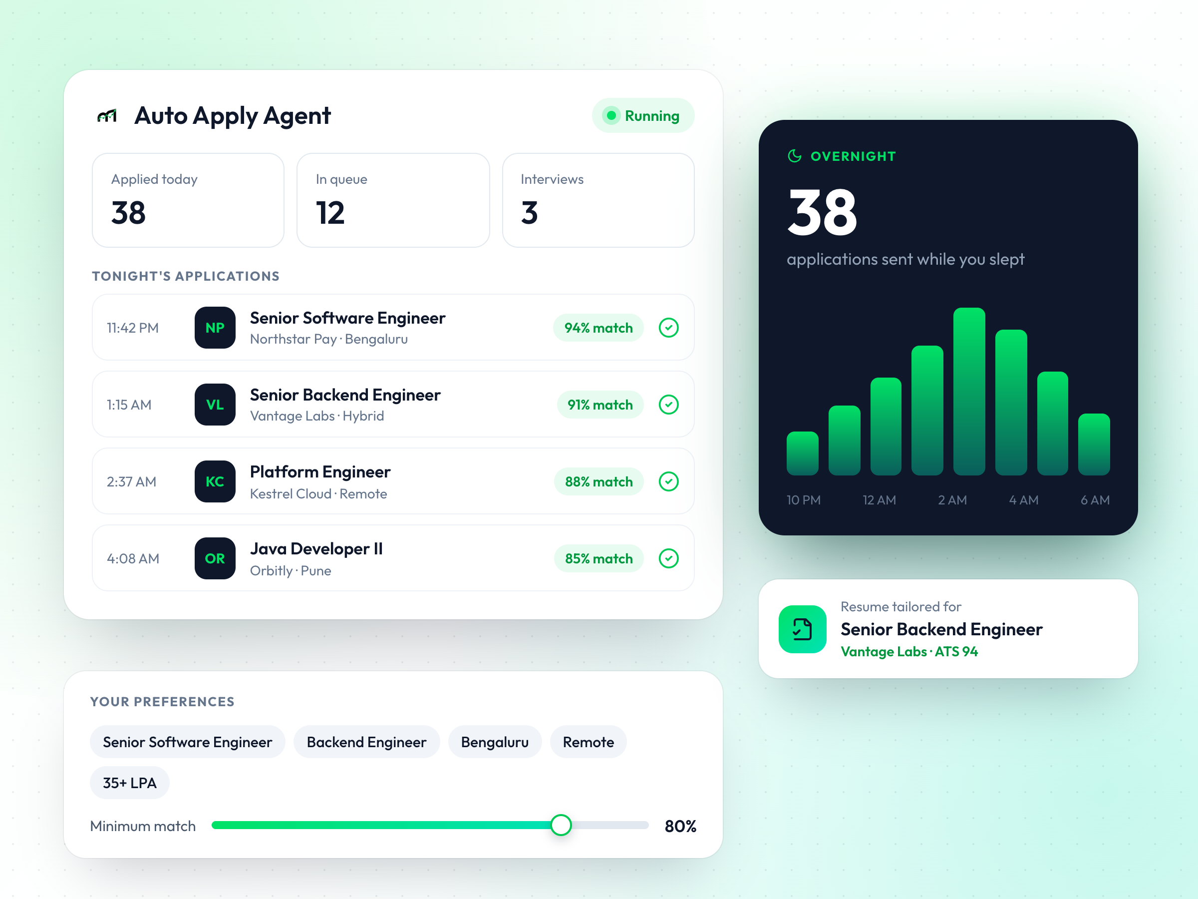 Auto Apply Agent in MindMyJob